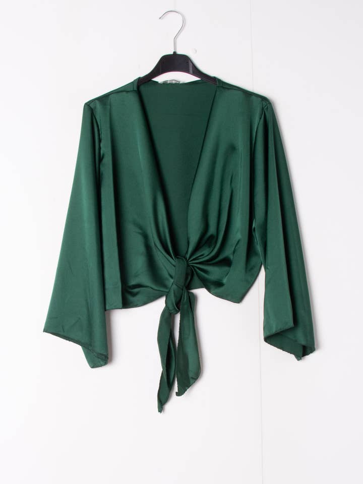 Marie June - Wholesale Jacket - Women's - Satin bolero jacket - E222