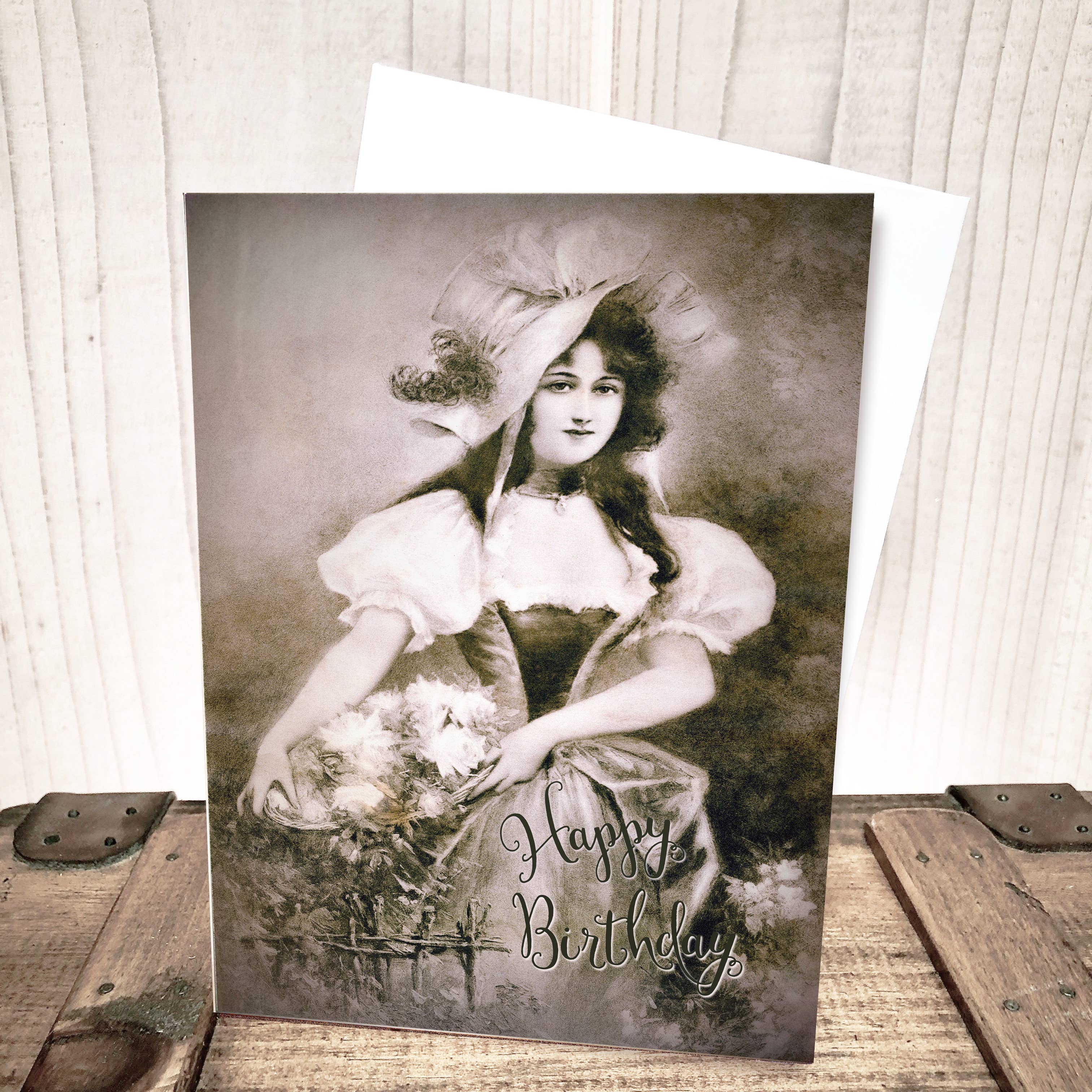 Yesterday's Best - Wholesale Birthday Card - Vintage Beauty Birthday Card0