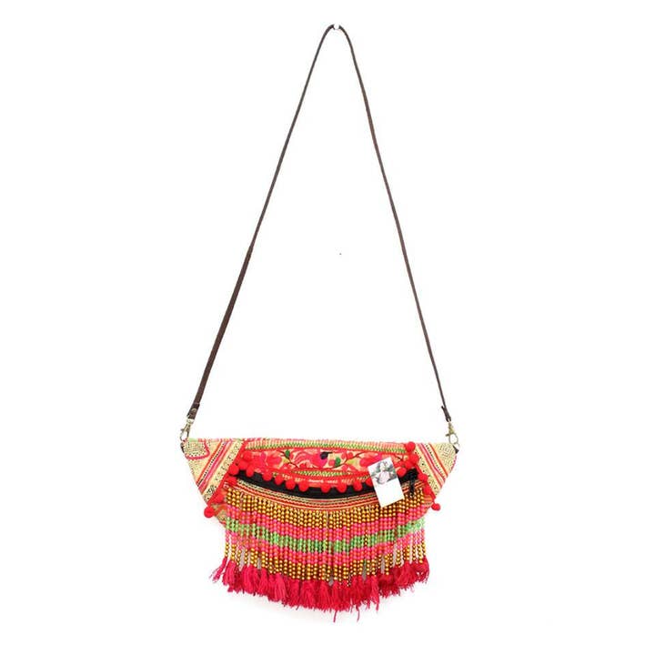 Lumily - Vente Sac à bandoulière – femme - Sac à bandoulière à franges perlées | Édition limitée - Thaïlande3