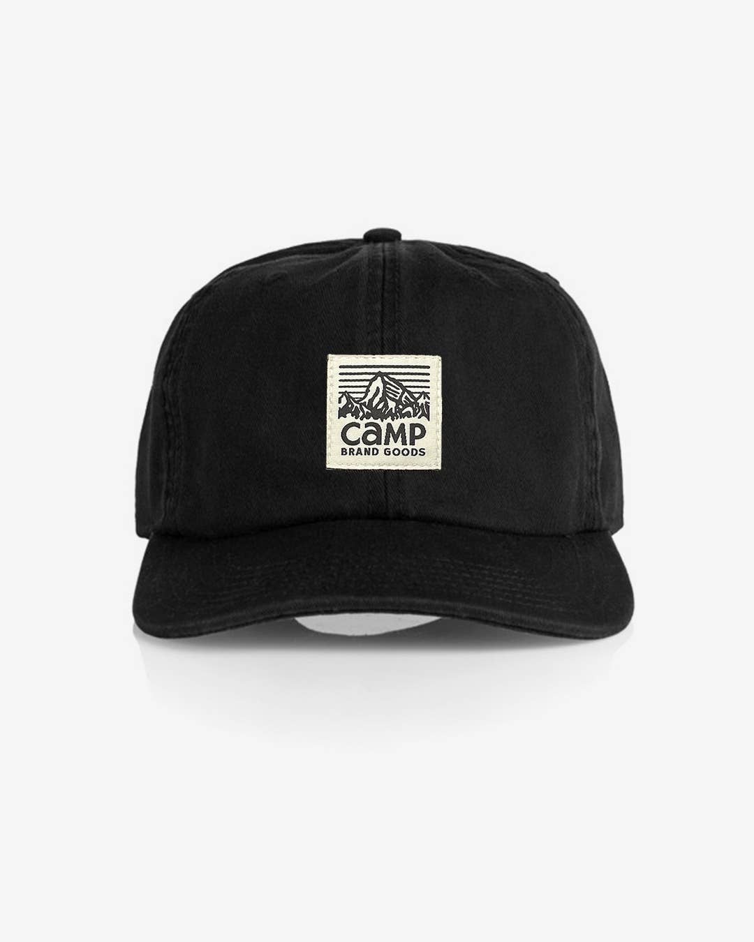 HELLO■Heritage Logo Relaxed Fit 5P Cap_Black Specialized 5-Panel Pinch Front Hat