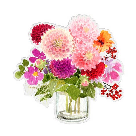 Felix Doolittle – wholesale Klistermärke – Autumn Dahlias - Vinyl Klistermärken - Blommor0