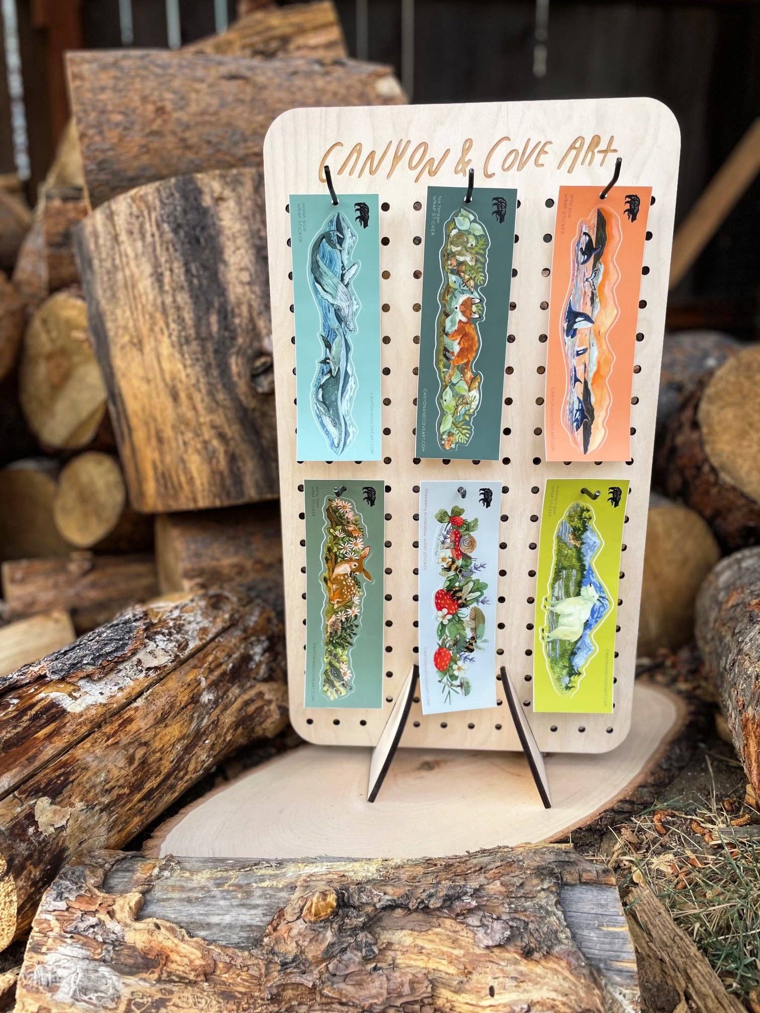 Canyon & Cove Art – wholesale Sticker – Mountain Moose Wrap Sticker3