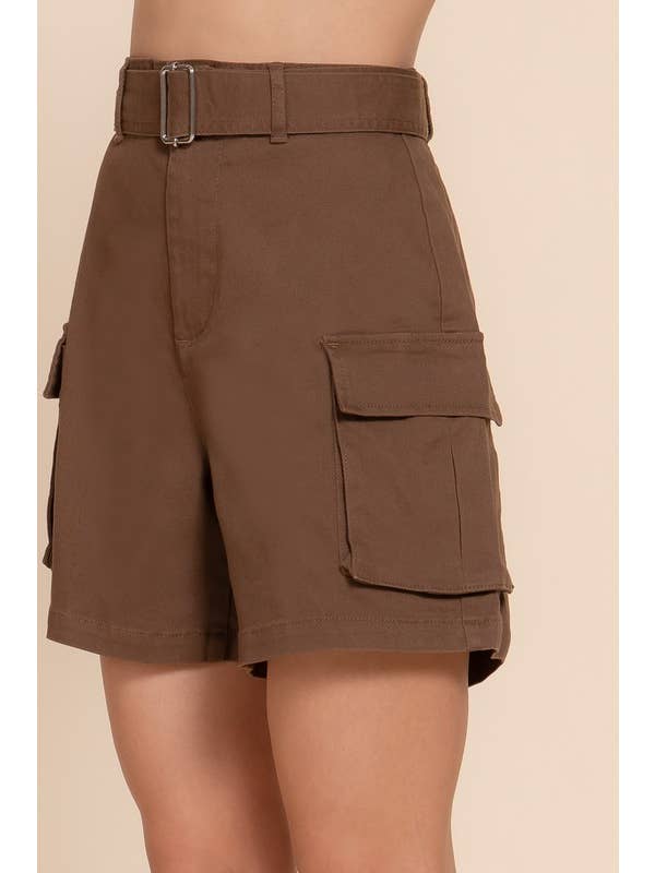 Vanilla Monkey - Wholesale Shorts - Women's - Belted Cargo Shorts5