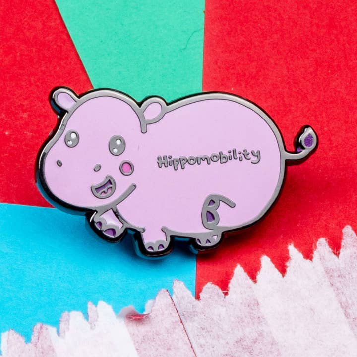 Hippmobility Enamel Pin - Hyper Mobility for wholesale by Innabox Ltd