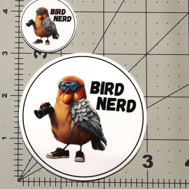 National Parks and Beyond - Wholesale Sticker - Quirky Bird Nerd Funny Round Vinyl Sticker2