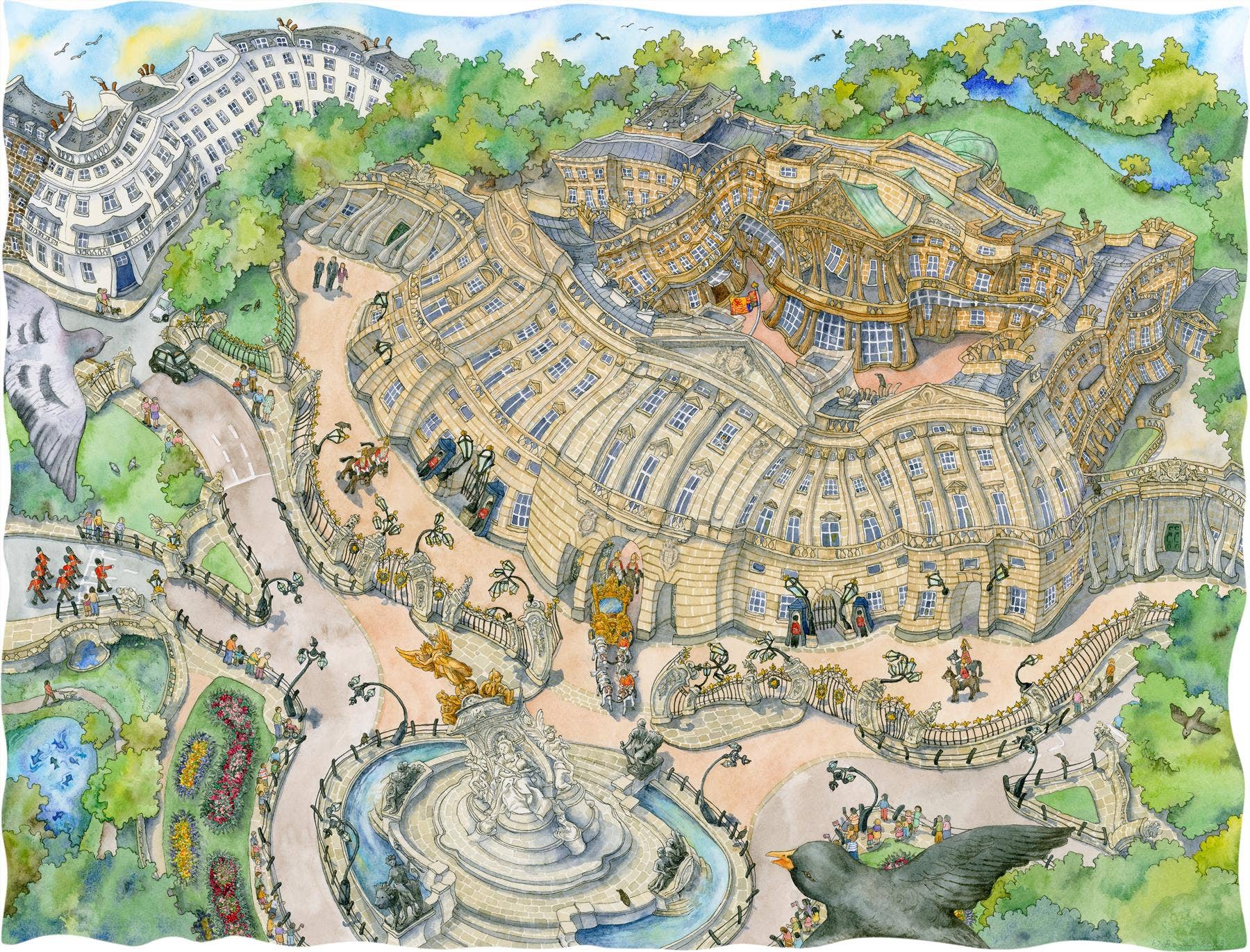 All Jigsaw Puzzles - Venta al por mayor Puzle - Adultos - Rompecabezas de 1000 piezas con diseño de Wendy Brown del Palacio de Buckingham1