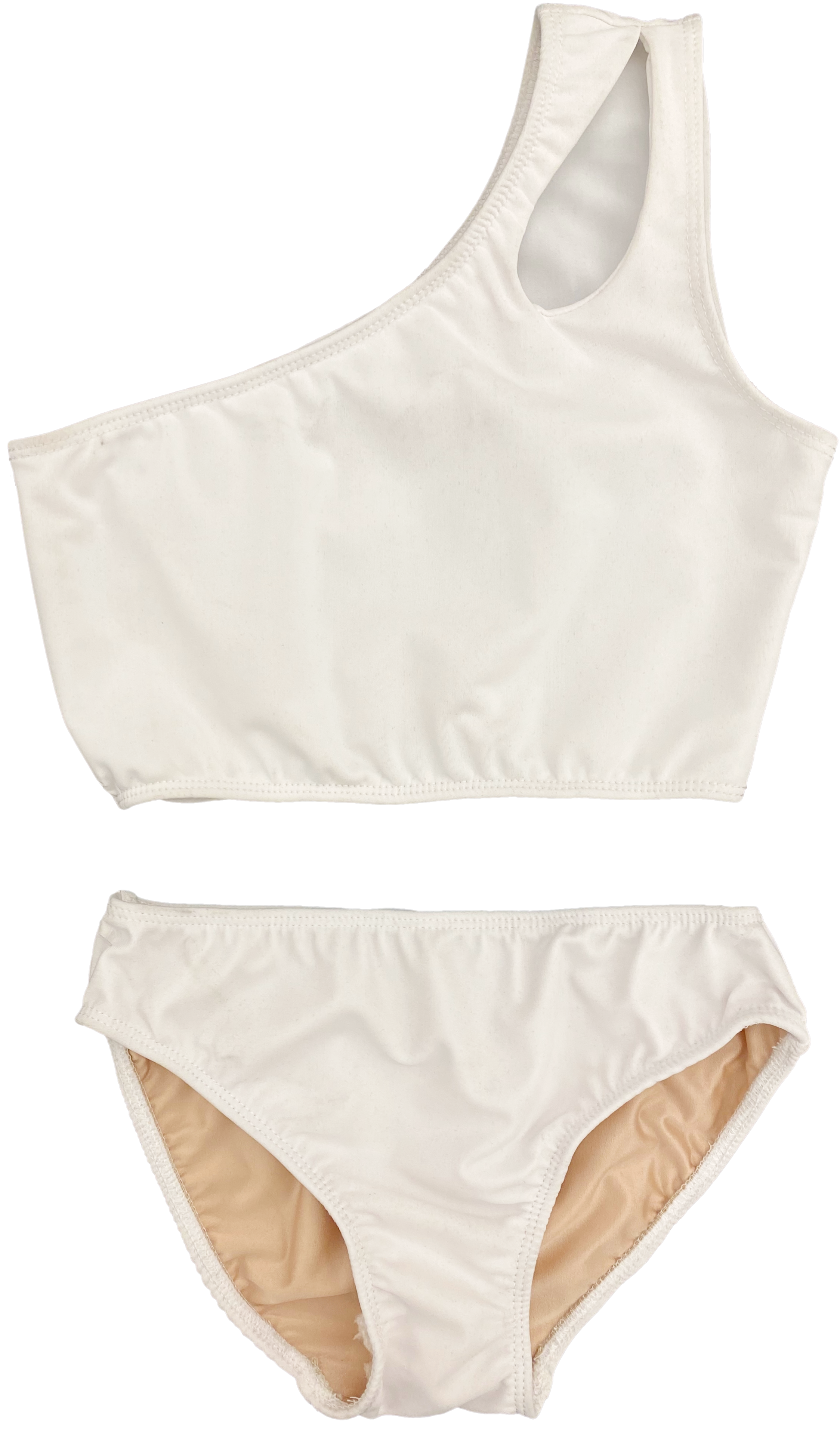 Cheryl Creations Kids - Wholesale Two Piece Swimsuit - Kids - Girl's Two Piece One Shoulder Bathing Suit1