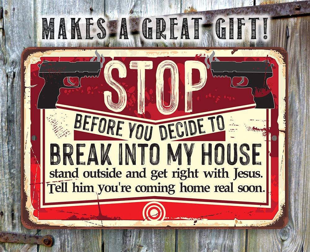 Lone Star Art Metal Signs - Wholesale Sign - Before You Decide - Metal Sign6