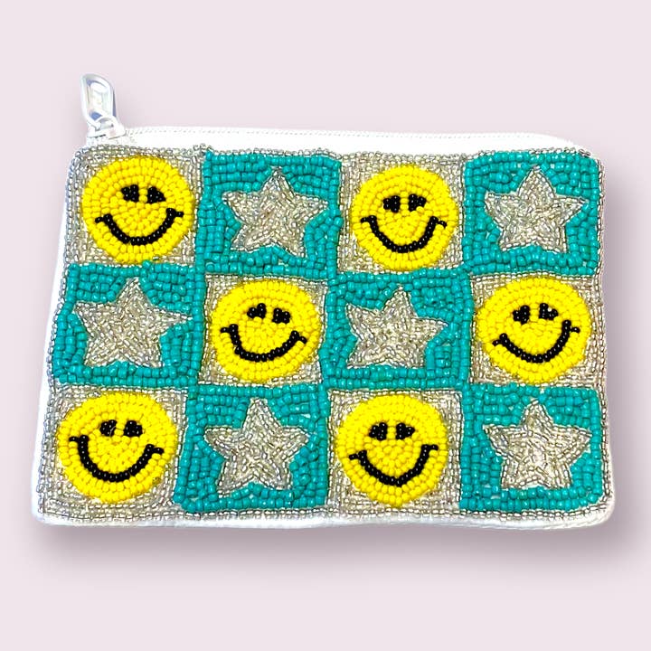 Monedero Happy Stars Seed Bead para venta al por mayor de cutandcropped