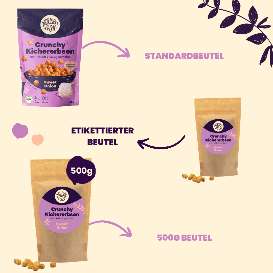 Hülsenreich – wholesale Chips – Knapriga kikärtor söt lök5