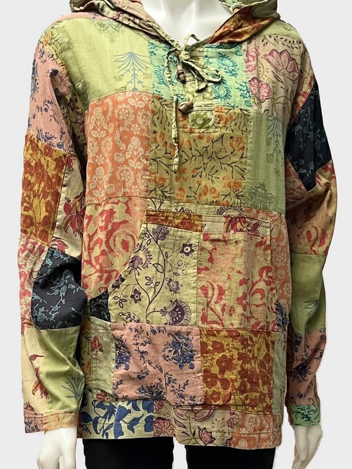 MC-01-OL - Patchwork Top for wholesale by Leopards & Roses