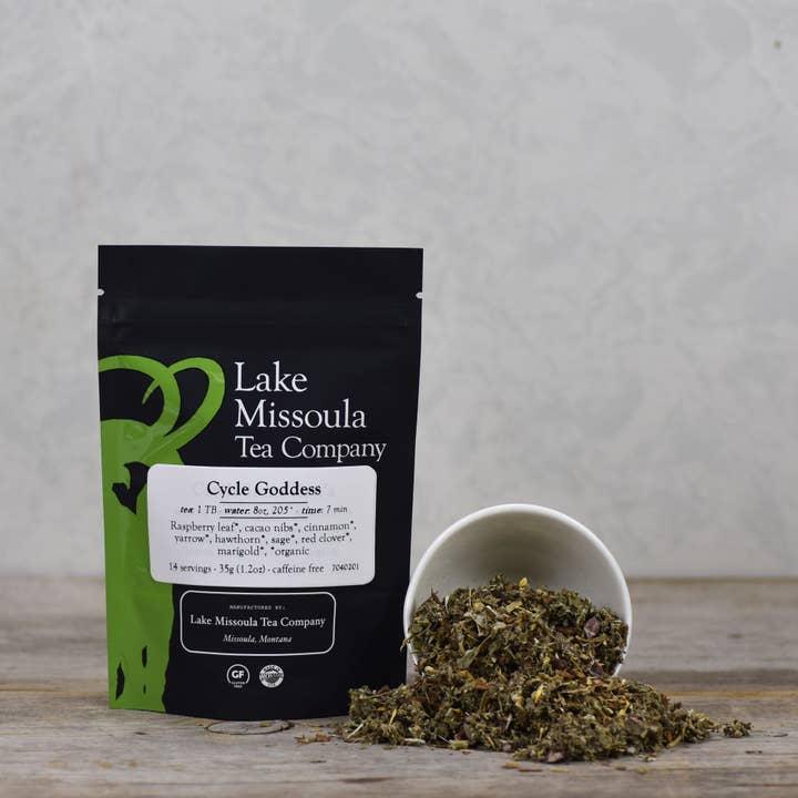 Cycle Goddess for wholesale by Lake Missoula Tea Company