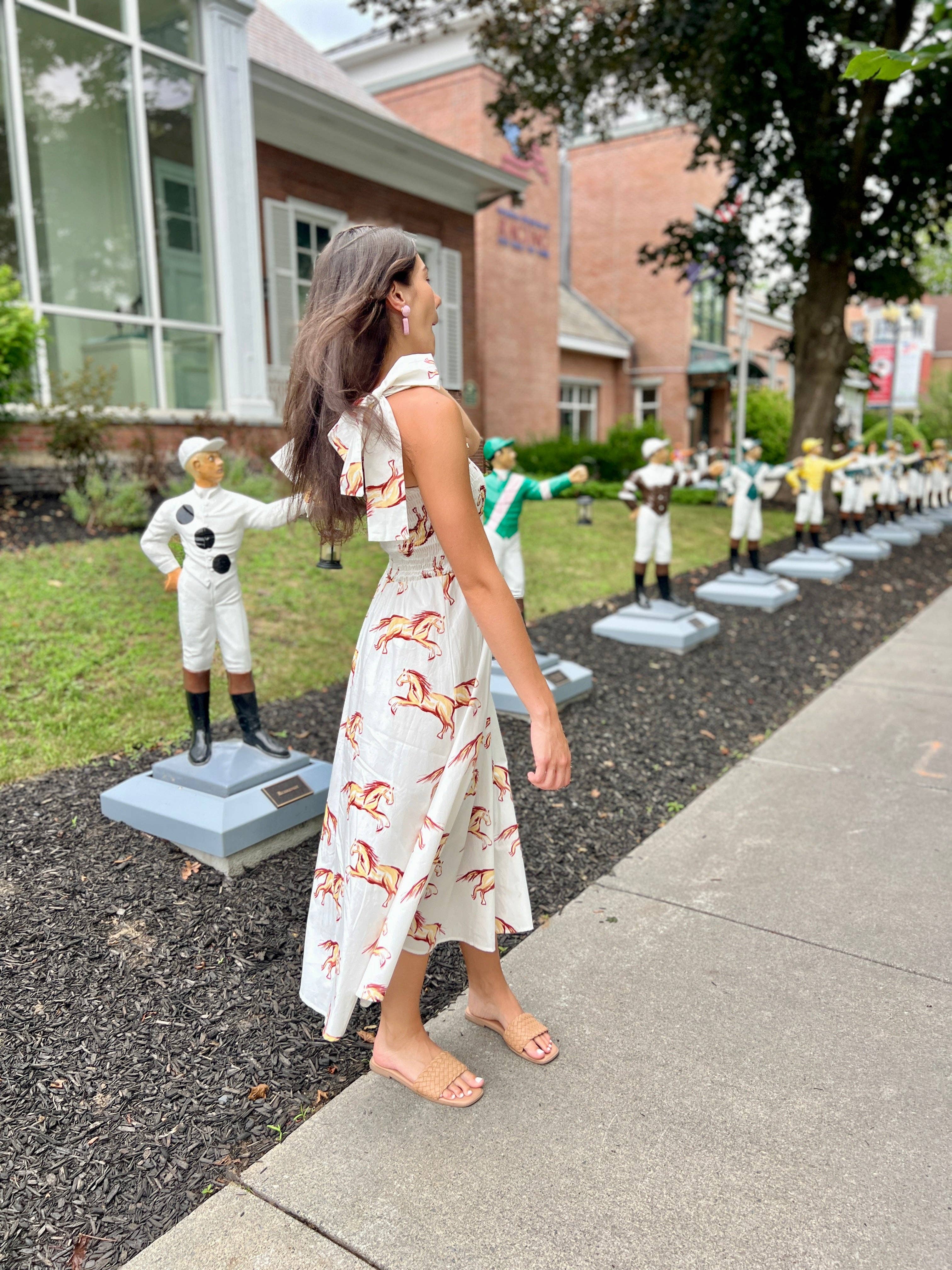 Kathleen Maeve - Wholesale Dress - Women's - Emma Bow Maxi Dress | Horses12