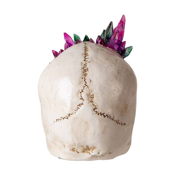 Pacific Trading - Wholesale Decorative Figurine - 15642 Skull With Crystals