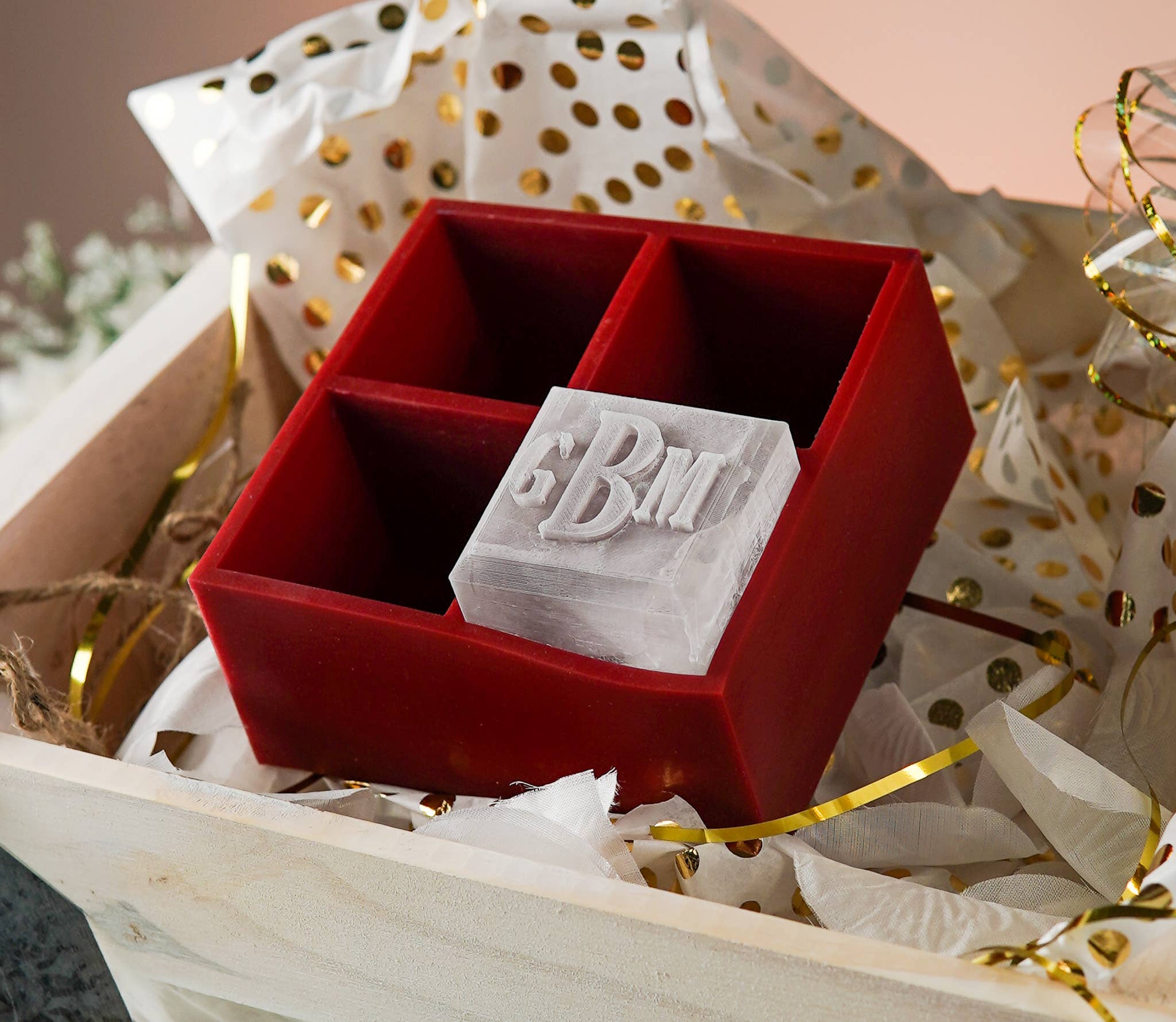 Siligrams - Vente Bacs/moules à glaçons - Bac à glaçons personnalisé, personnalisez-le avec texte ou logo7