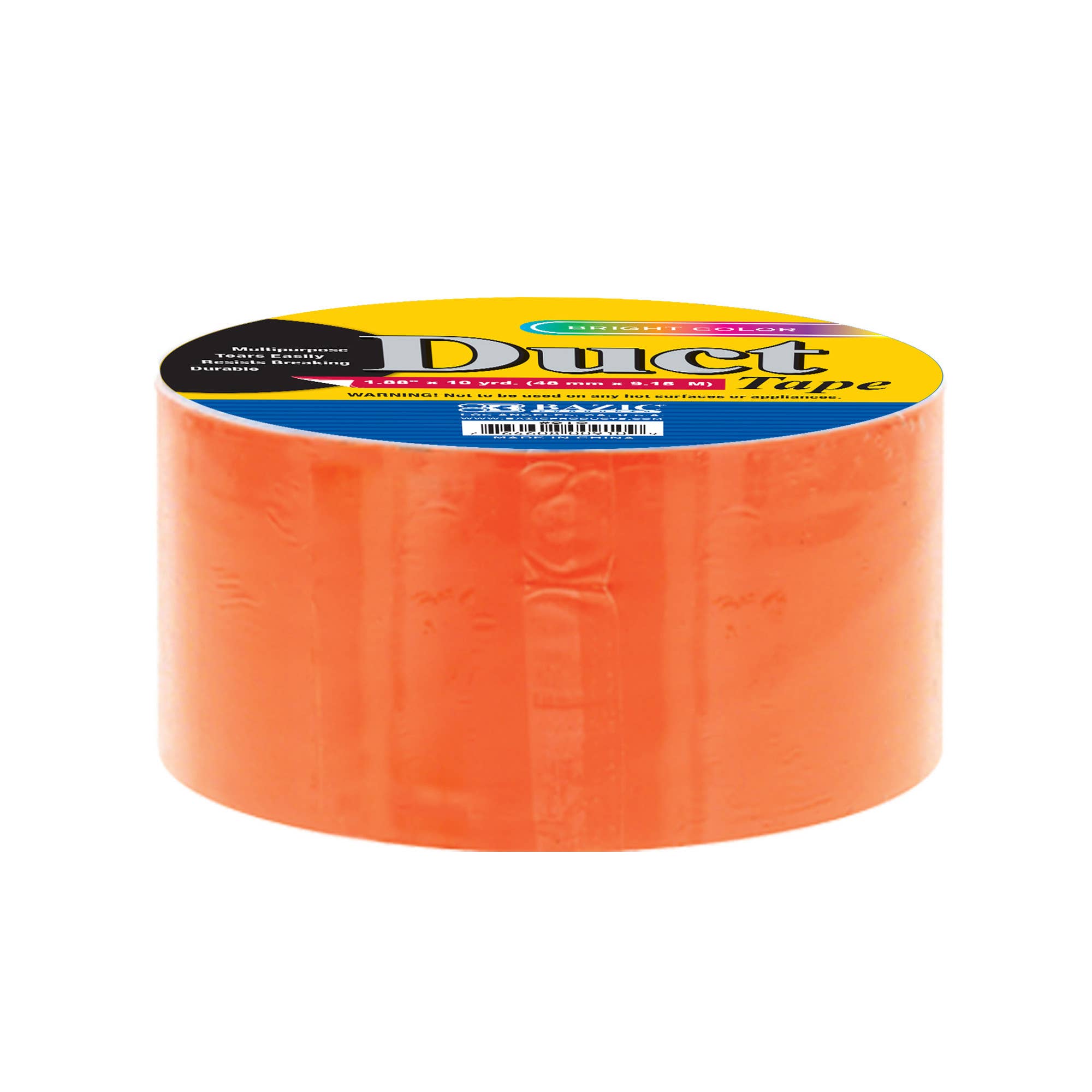 BAZIC Products - Wholesale Tape - 1.88" X 10 Yard Assorted Fluorescent Colored Duct Tape5