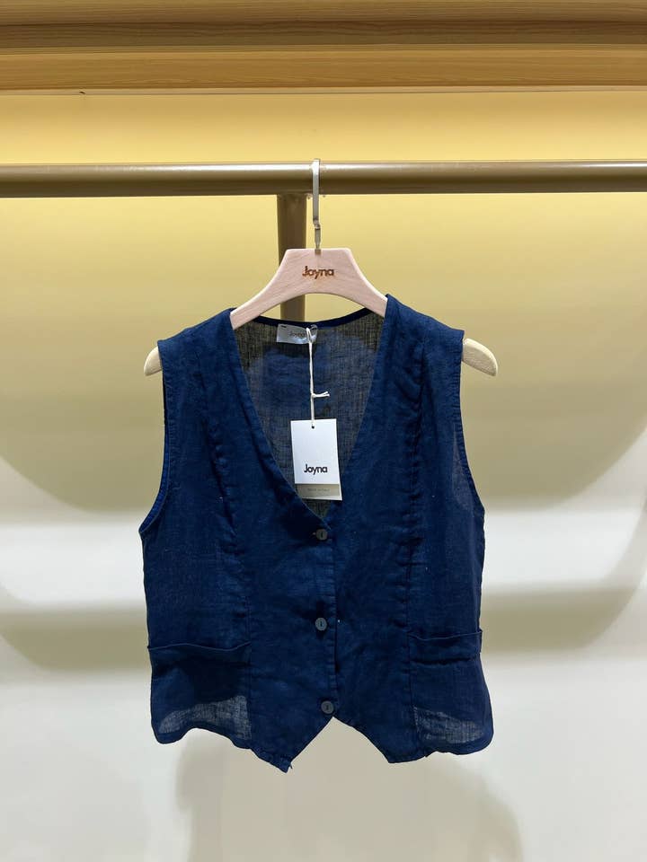 Joyna - Wholesale Suit Vest - Women's - C08894 SLEEVELESS VEST