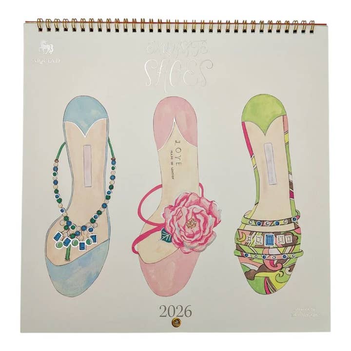Calendrier mural 2026 Chaussures exquises pour la vente par NIQUEA.D