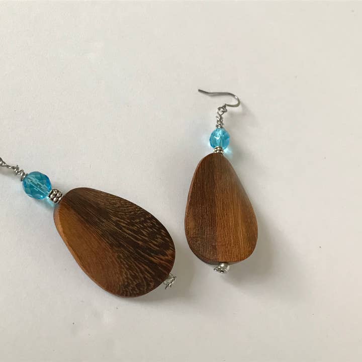 Mary Lindseth Art - Wholesale Dangle Earrings - "Brita" robles wood earrings1