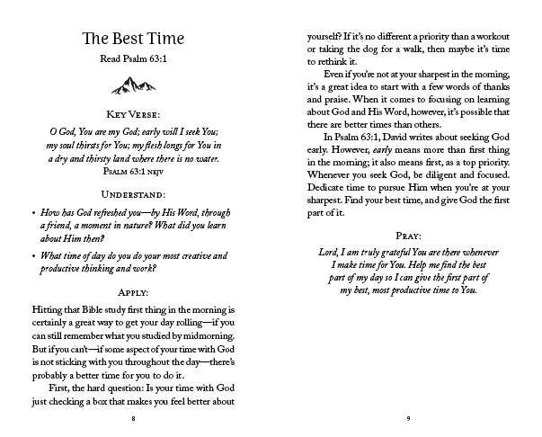 Barbour Publishing, Inc. - Wholesale Religion - The 5-Minute Bible Study for Men: Pursuing God3