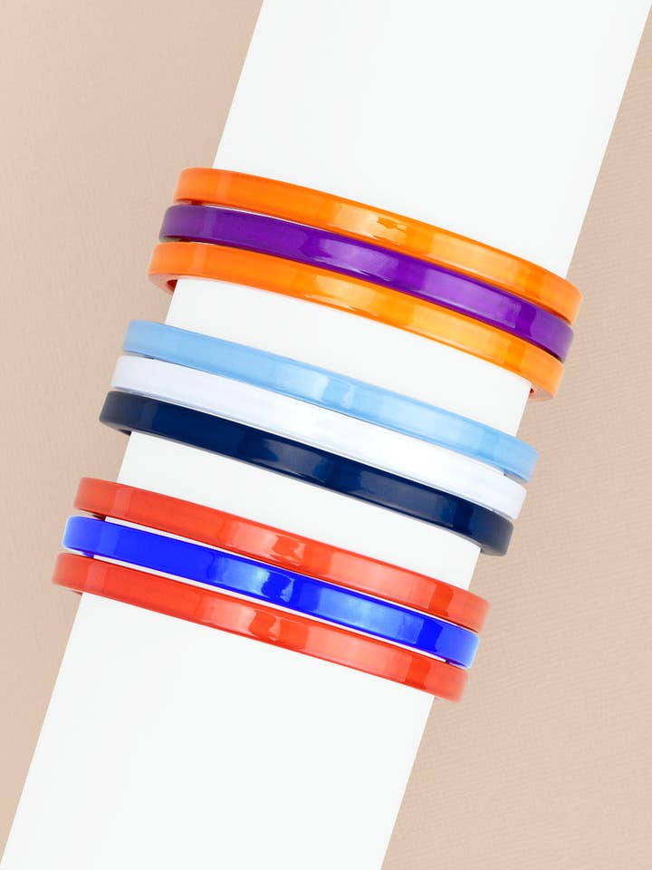 Ensemble de Bracelets Jonc pour Jour de Match pour la vente par ZENZII Jewelry