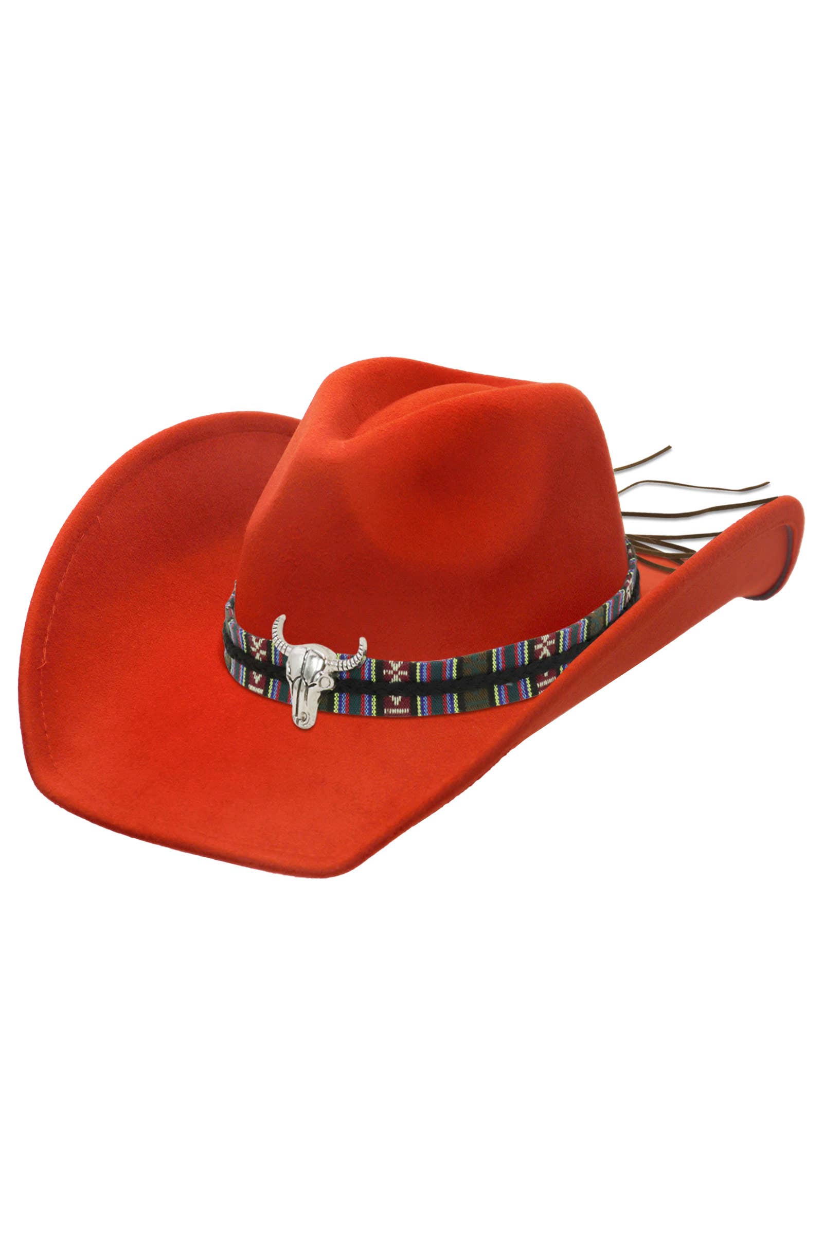 Cap Zone – Chapéu de cowboy - Unissexo por atacado – Chapéu de Feltro Cowboy Cap Zone Tycoon com Aba Relaxada e Fivela Tribal Navajo22