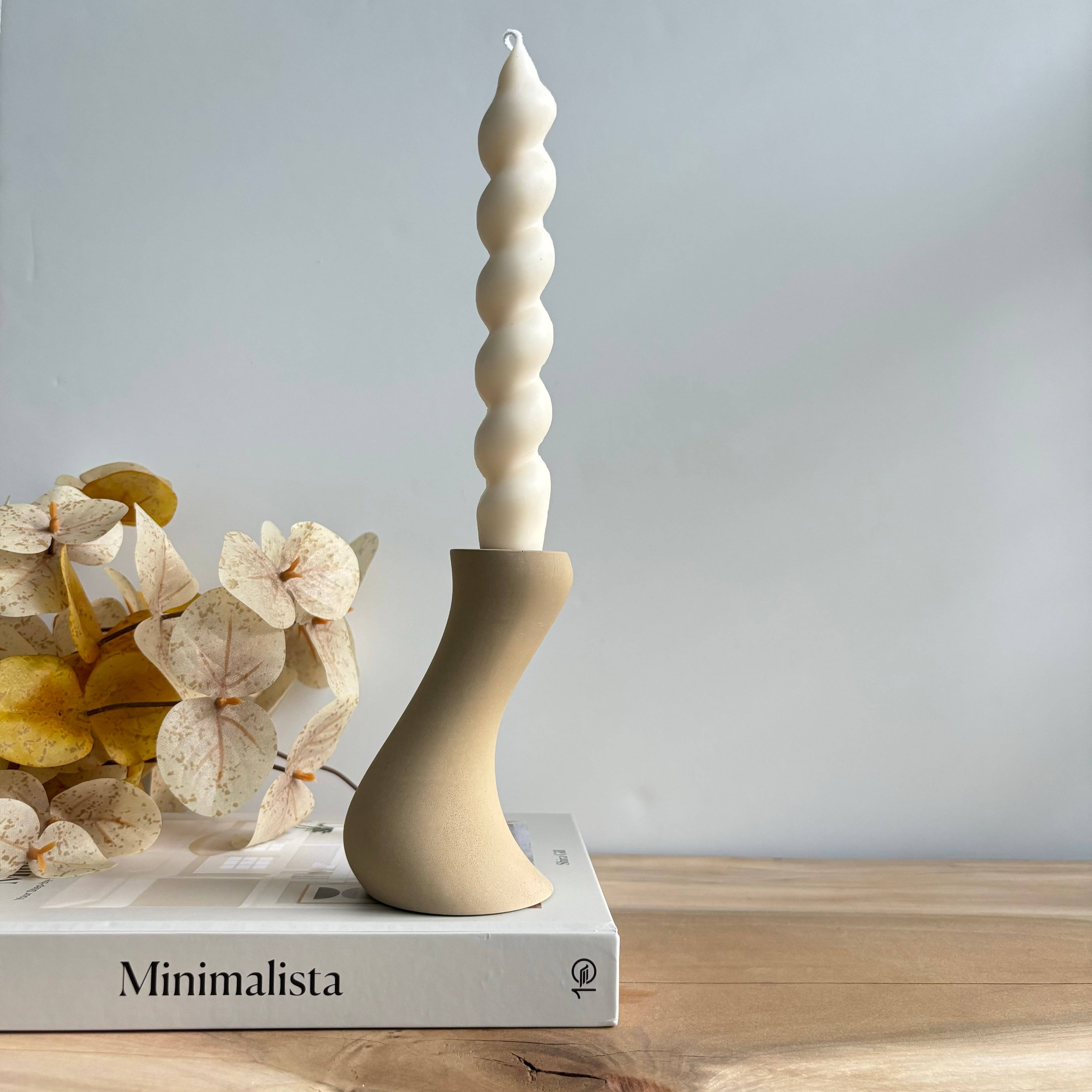 Fancy Concrete - Wholesale Candle Holder - Leto - Taper Candle Holder11