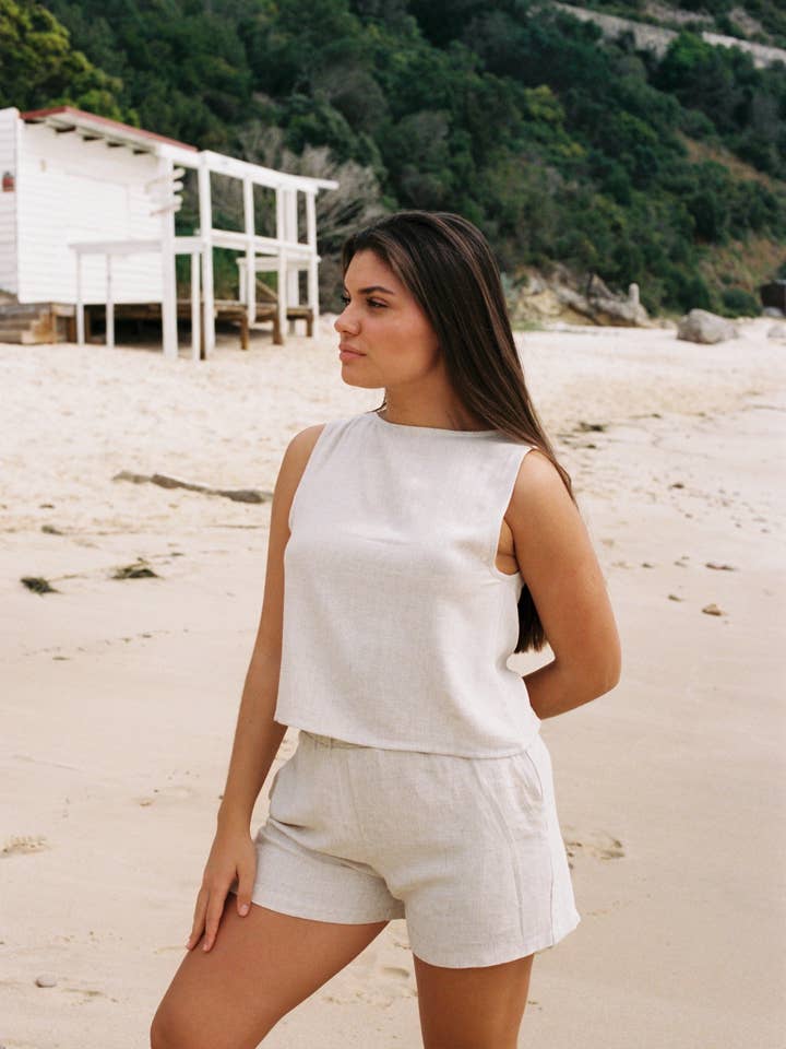 Curto Bege LÉA por atacado de Kaly Ora