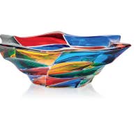 Alice Sturzinger LLC - Wholesale Serve Bowl - Flamenco Bowl Venetian Glass0