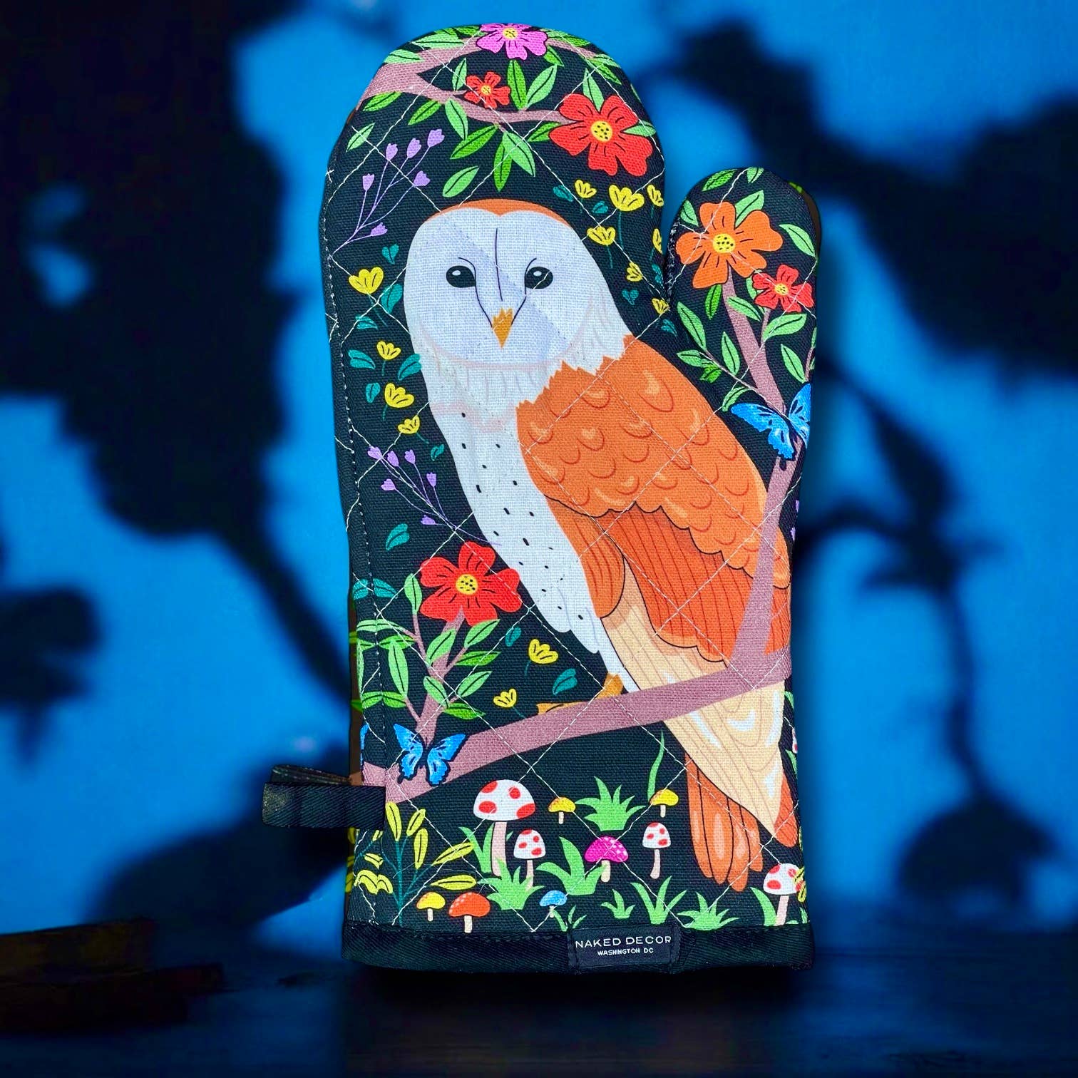 Naked Decor - Wholesale Oven Mitt/Pot Holder - Woodland Creatures Collection- Barn Owl Oven Mitt 1