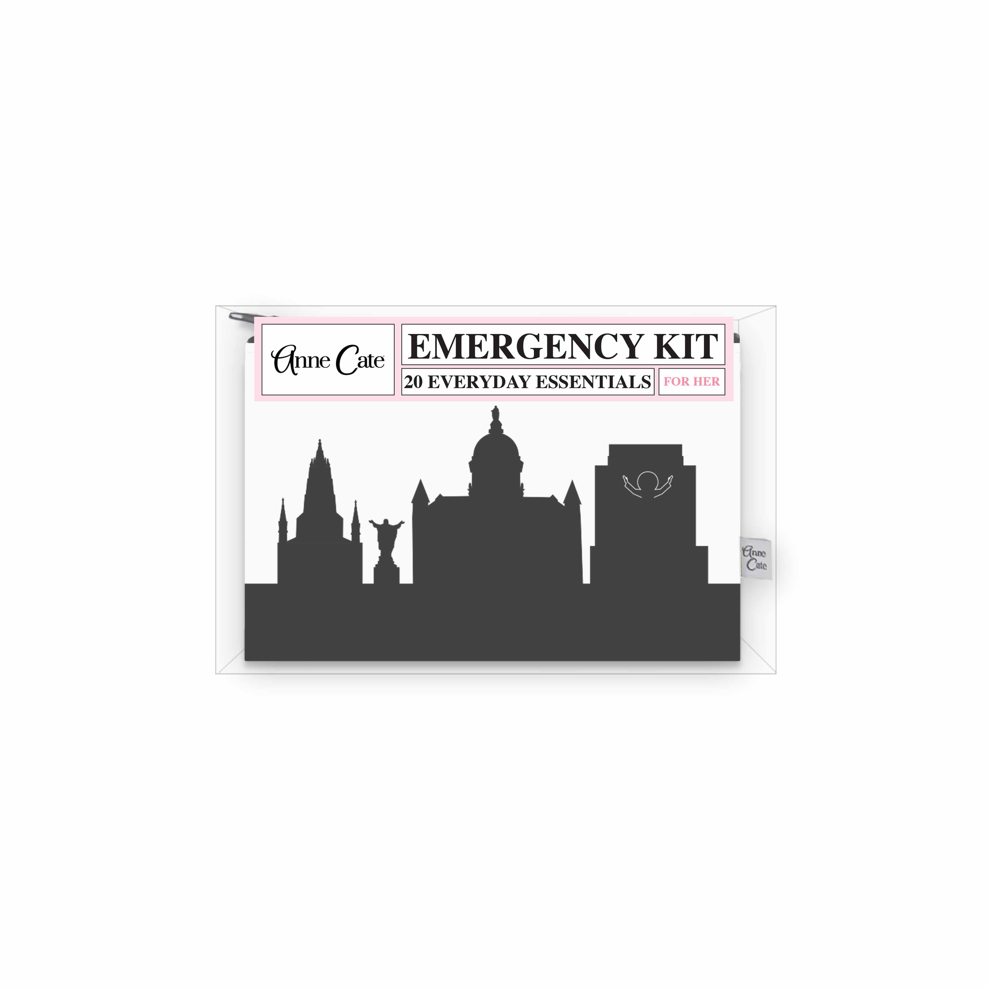 Anne Cate – wholesale Travel set – Skyline Mini Wallet Emergency Kit - For Her72