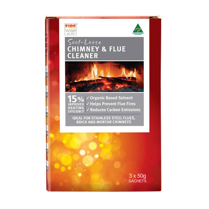 Firewise® Soot-Loose Chimney & Flue Cleaner 3 Sachet Box for wholesale by Rubbedin Cleaning