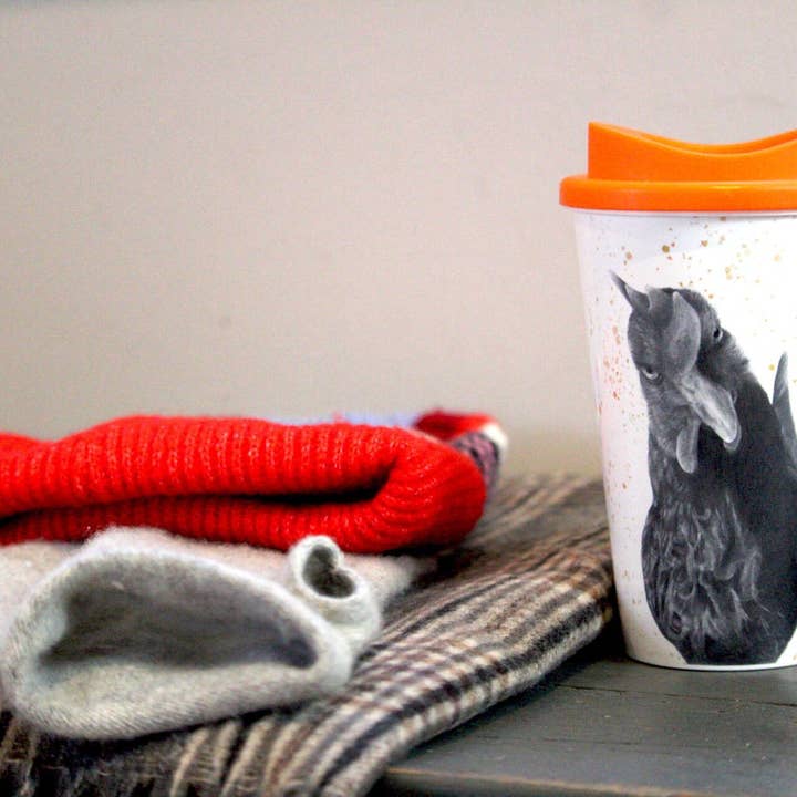 Agnes Chicken Travel Mug for wholesale by Share A Little Frankie