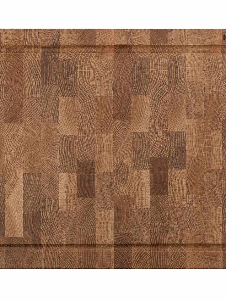 CUTTING BOARD WITH GROOVE 40x30x4 cm, OAK WOOD for wholesale by HEIROL