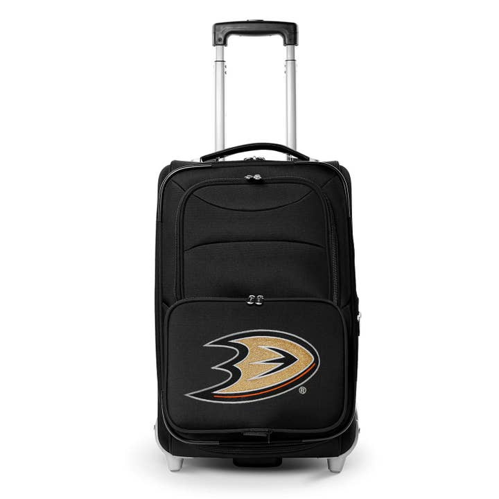 NHL Anaheim Ducks 21" Carry-On Rolling Soft side for wholesale by Mojo Licensing