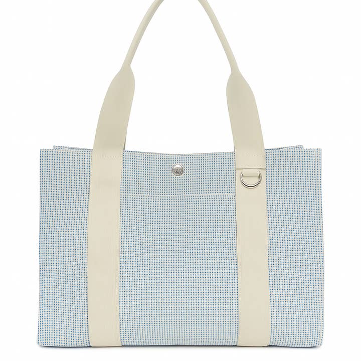 AMPERE CREATIONS - Wholesale Tote Bag - Women's - Margo Two-Tone Cotton Canvas Tote Bag with Adjustable Strap1