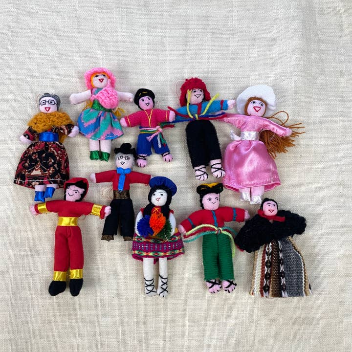Tesoros Trading Company – wholesale Doll – Kids – Arpillera Dolls, Peru