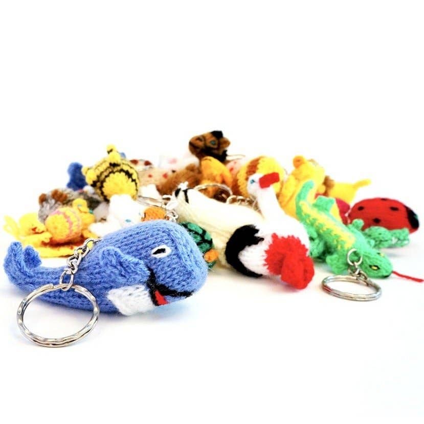 Titicaca – Engroshandel Nøglering - Unisex – Nøglekæde med strikket dyr1