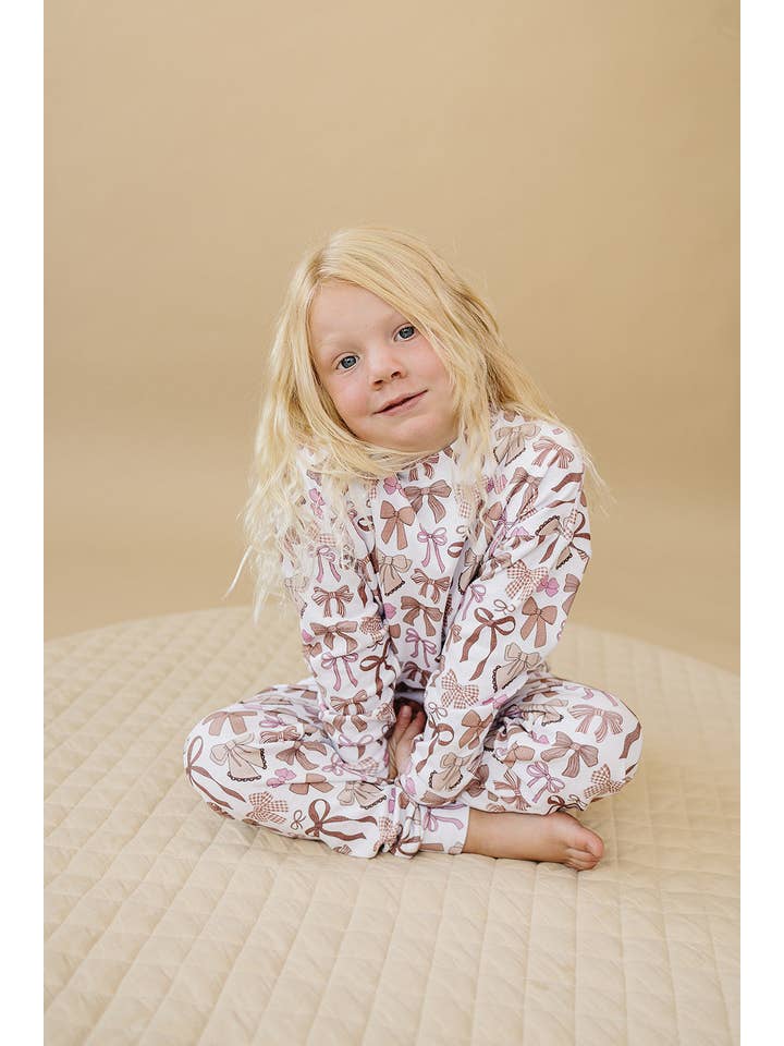 Lucky Panda Kids - Wholesale Top & Pant Set - Kids - Jogger Set | Mocha Bows14