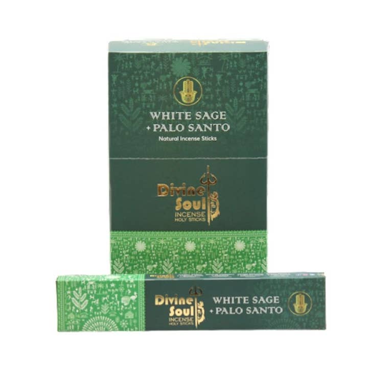Earths Elements Wholesale - Wholesale Sage Bundle - Divine Soul - White Sage + Palo Santo1