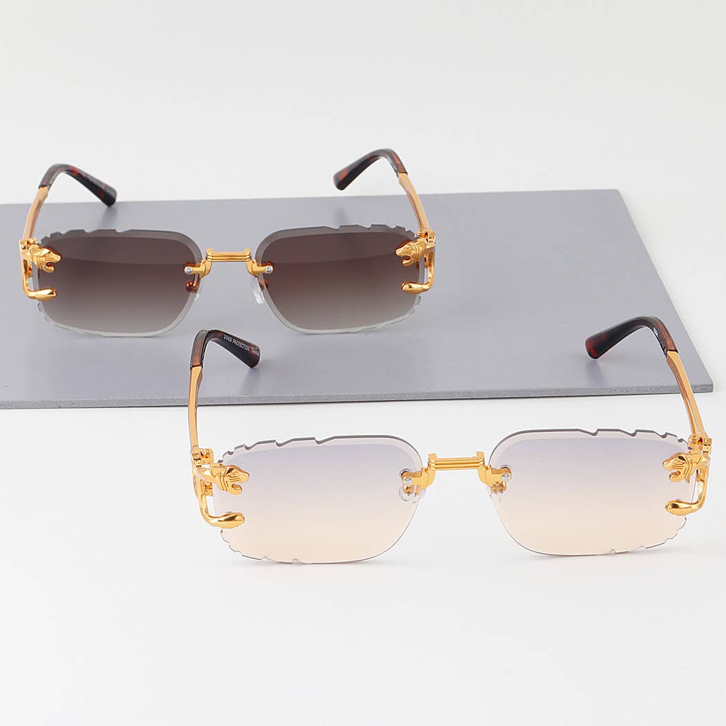 MIX  Jaguar Pillar Chain Sunglasses for wholesale on Faire4