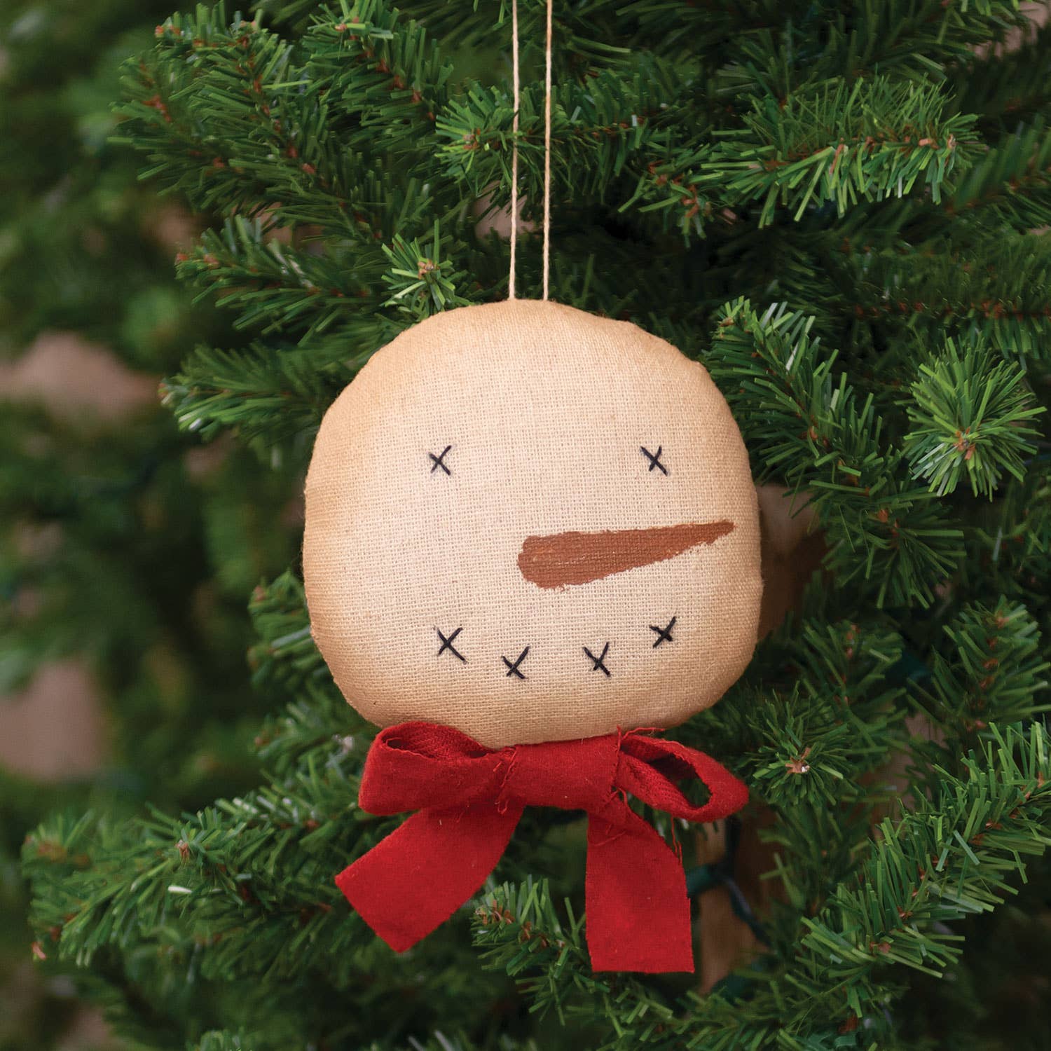 The Hearthside Collection - Wholesale Ornament - Prim Snowman Head Ornament1