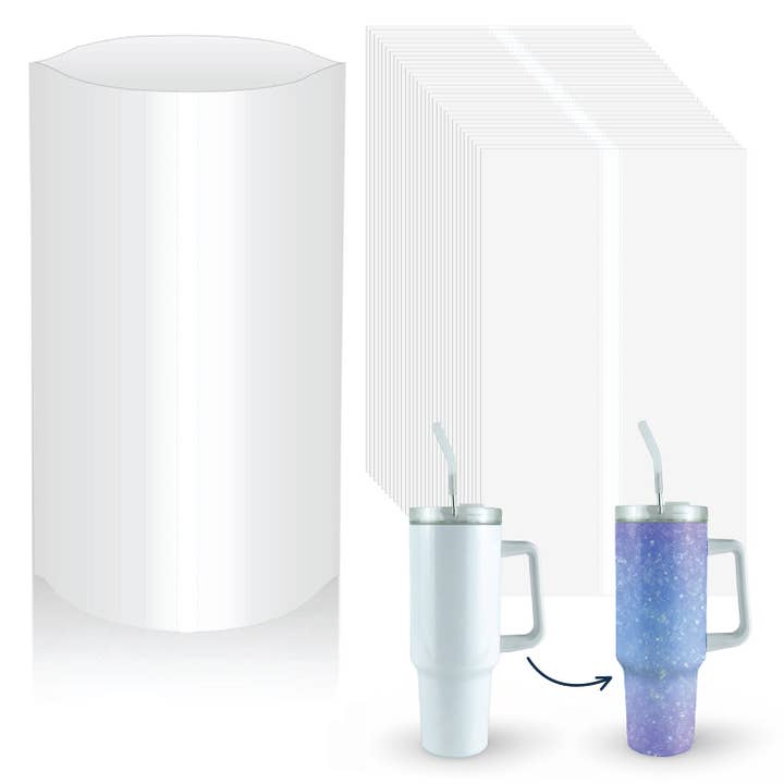 Hogg Outfitters - Wholesale Craft Supplies - SHRINK WRAP FOR SUBLIMATION TUMBLERS
