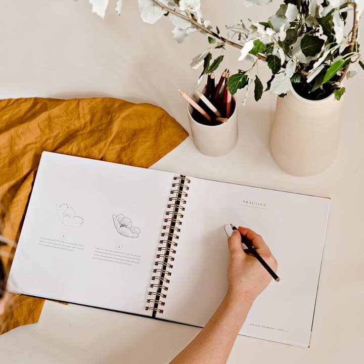 Paige Tate & Co. - Wholesale Crafts, Hobbies & DIY Book - Florals By Hand: How to Draw Modern Floral Projects3