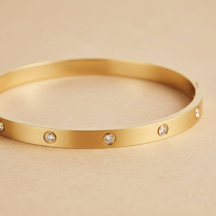 elasisters - Wholesale Jewelry Set - Tri-Color Laser Engraved Bracelet1