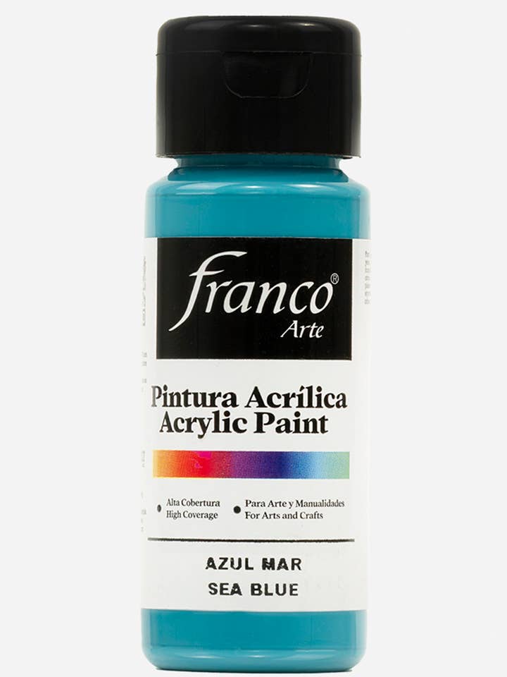 18019 Acrylic Paint 2 U.S fl oz / Sea Blue for wholesale by Franco Arte