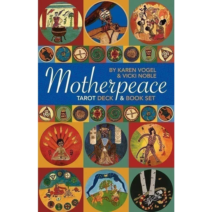 U.S. Games Systems Inc. - Wholesale Tarot Cards - Mini Motherpeace Round Tarot Deck & Book Set