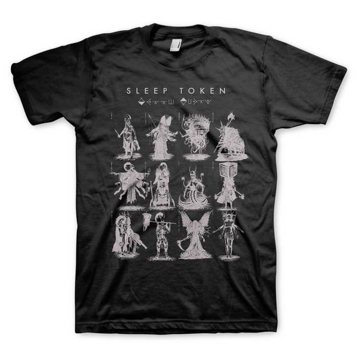 Manic Merch - Wholesale Screen Printed T-Shirt - Unisex - Sleep Token- Invert- Graphic Tee