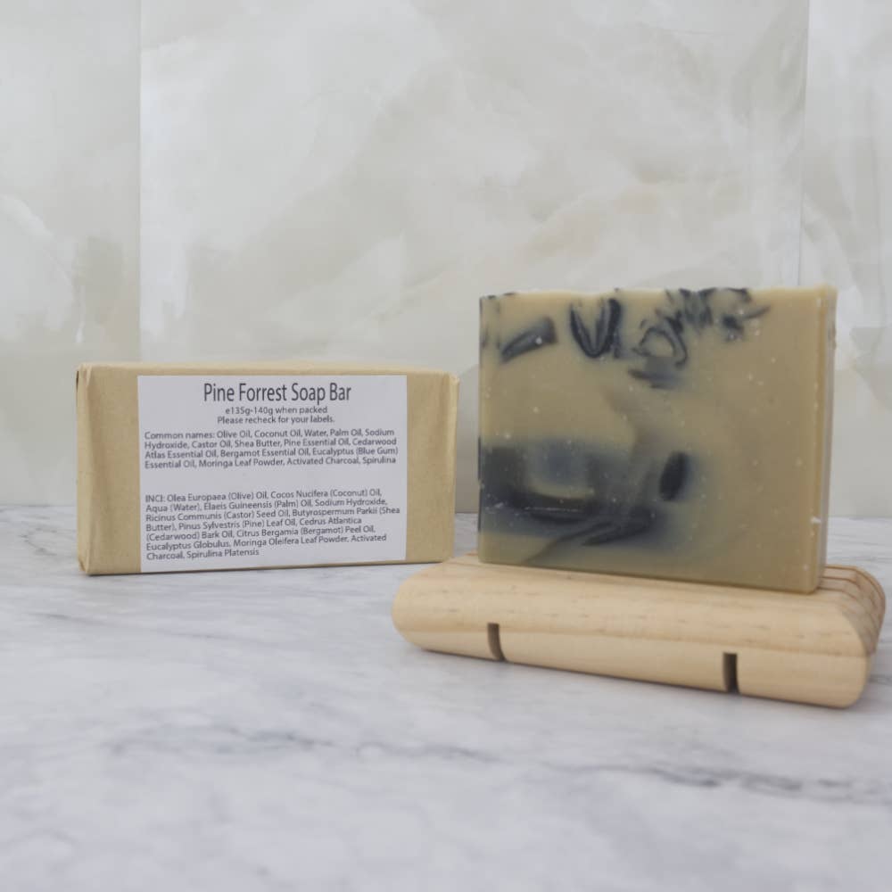 Soy and Shea - Wholesale Bar Soap - Pine Forrest Natural Wholesale Soap Bar Bundle (5pk)3