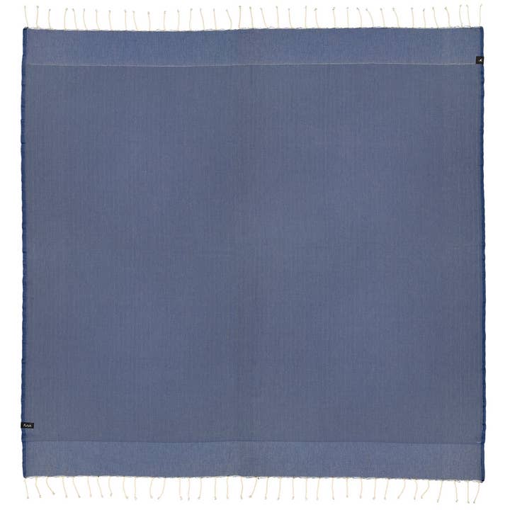 Ericeira Bleu Foncé Serviette de Plage Grande pour la vente par Futah